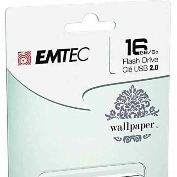 Emtec 16 GB Flash Thumb Drive Blue - Picture 3 of 4